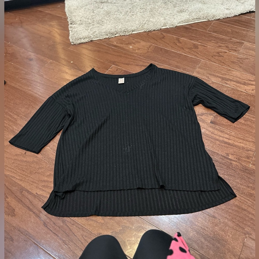 Faded Glory Black Top Size 3X